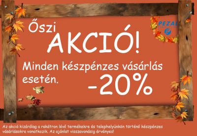 Őszi AKCIÓ Őszi AKCIÓ